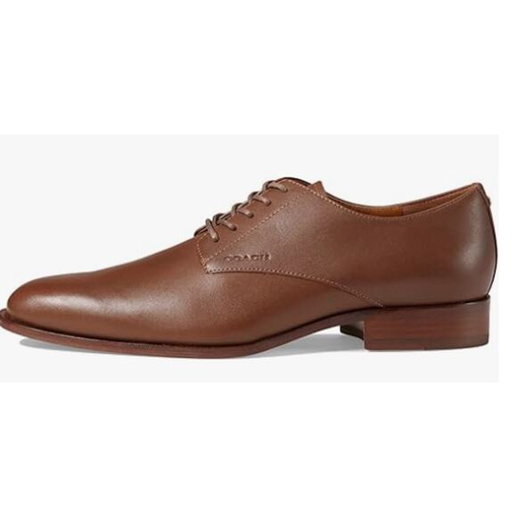 NEW COACH Sculpt C Leather Derby Saddle Men's Size 9.5 Retail $250 - Picture 1 of 6